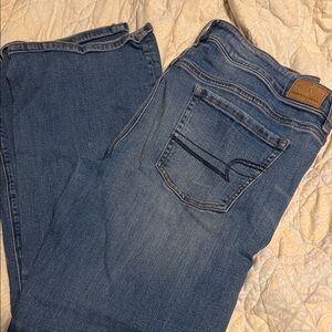 American Eagle Outfitters Medium Wash Straight Leg Jeans